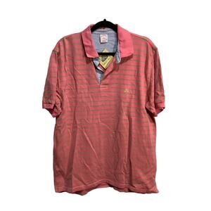 Pink and Green Brooks Brothers Polo